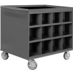 Durham 663-95 2 SIDED STOCK CART, 24 BIN OPENINGS, 34 X 24 X 30 - One-stop shop for professional tools and equipment.