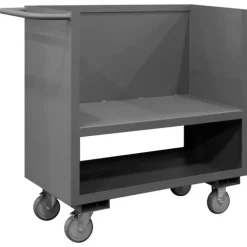 Durham 3SLT-2436-2K-95 3 SIDED LOW DECK TRUCK, SOLID SIDES, 24 X 36, 2000 LBS. CAPACITY - One-stop shop for professional tools and equipment.