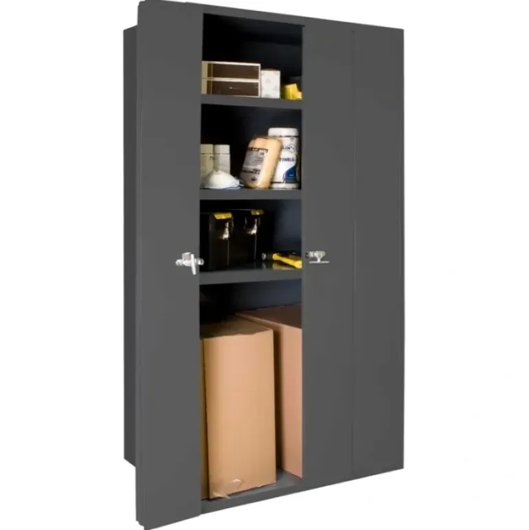 Durham 3950-3S-95 SPACE SAVING CABINET, 14 GAUGE, 3 SHELF , 36 X 18 X 72 - One-stop shop for professional tools and equipment.