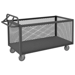 Durham 4STE-EX-2448-5PU-95 4 SIDED MESH BOX TRUCK, ERGONOMIC HANDLE, 48 X 24 - One-stop shop for professional tools and equipment.