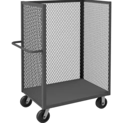 Durham 3ST-EX2436-95 3 SIDED MESH TRUCK, 1 BASE SHELF, 24 X 36 - One-stop shop for professional tools and equipment.