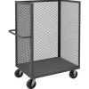 Durham 3ST-EX2460-95 3 SIDED MESH TRUCK, 1 BASE SHELF, 24 X 60 - One-stop shop for professional tools and equipment.