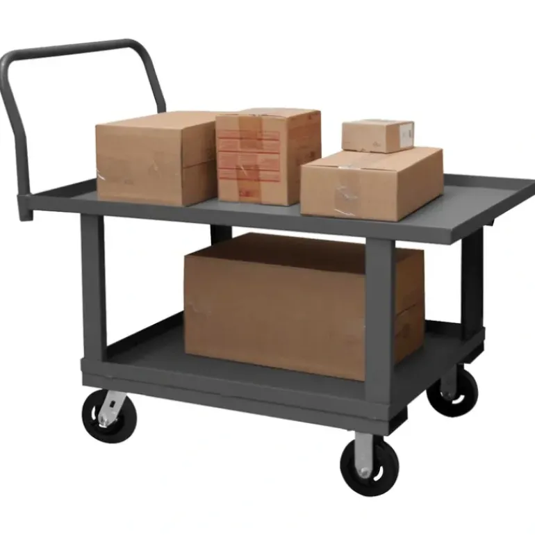 Durham WHPTLU24606MR95 PLATFORM TRUCK, ADJUSTABLE HEIGHT, LIPS UP, 2000 LBS. CAPACITY, 24 X 60 - One-stop shop for professional tools and equipment.