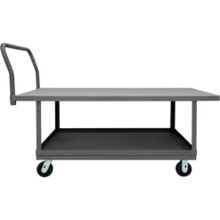 Durham WHPT24485PH95 PLATFORM TRUCK, WORK HEIGHT, 2 SHELF , 2000 LBS. CAPACITY, 24 X 48 - One-stop shop for professional tools and equipment.