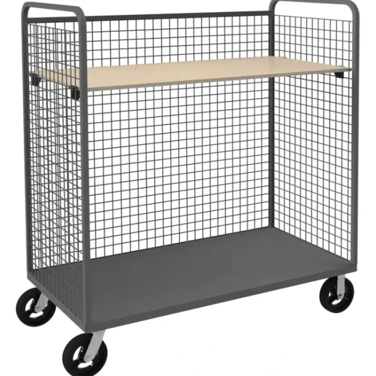 Durham W3ST-306068-1AS-8MR95 WIRE CART, 1 ADJUSTABLE SHELF, 30 X 60 X 68-9/16 - One-stop shop for professional tools and equipment.