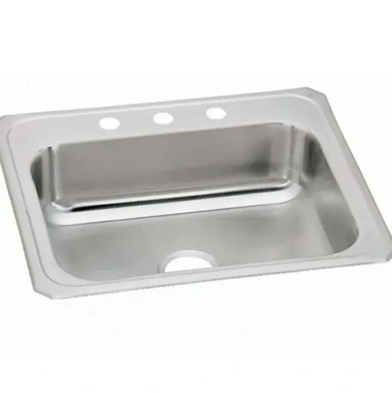 Elkay CR2522 Celebrity® Stainless Steel 25& x 22& x 7& Single Bowl Drop-in Sink - One-stop shop for professional tools and equipment.