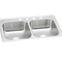 Elkay CR3322 Celebrity® Stainless Steel 33& x 22& x 7& Equal Double Bowl Drop-in Sink - One-stop shop for professional tools and equipment.