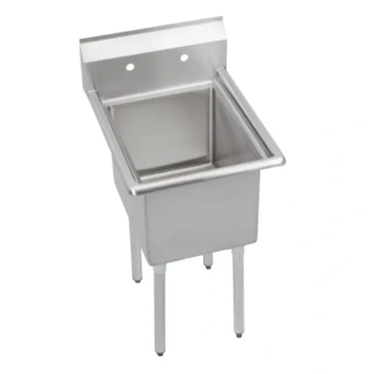 Elkay 14-1C16X20-0X Dependabilt Stainless Steel 21& x 25-13/16& x 43-3/4& 16 Gauge One Compartment Sink with Stainless Steel Legs - One-stop shop for professional tools and equipment.