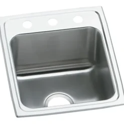 Elkay DLR222212 Lustertone® Classic Stainless Steel 22& x 22& x 12-1/8& Single Bowl Drop-in Sink - One-stop shop for professional tools and equipment.