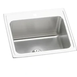 Elkay DLR252210PD Lustertone® Classic Stainless Steel 25& x 22& x 10-3/8& Single Bowl Drop-in Sink with Perfect Drain® - One-stop shop for professional tools and equipment.
