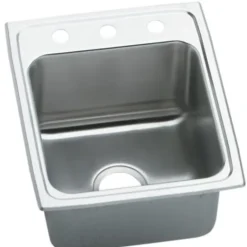 Elkay DLRQ312210 Lustertone® Classic Stainless Steel 31& x 22& x 10-1/8& Single Bowl Drop-in Sink with Quick-clip - One-stop shop for professional tools and equipment.