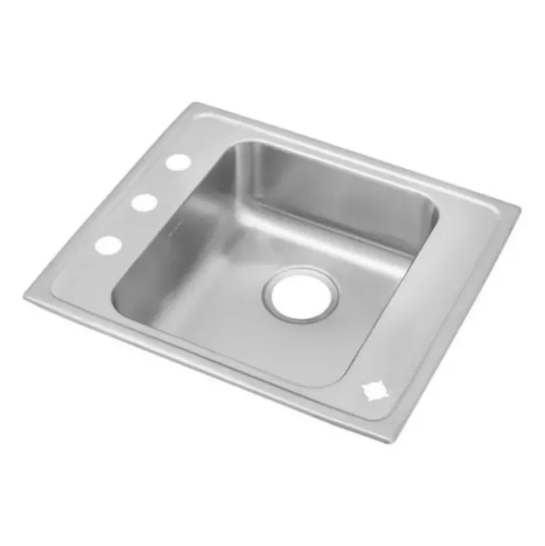 Elkay DRKADQ222040 Lustertone® Classic Stainless Steel 22& x 19-1/2& x 4& Single Bowl Drop-in Classroom ADA Sink - One-stop shop for professional tools and equipment.
