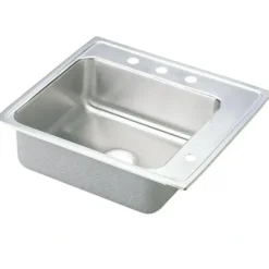 Elkay DRKAD222050R Lustertone® Classic Stainless Steel 22& x 19-1/2& x 5& Single Bowl Drop-in Classroom ADA Sink - One-stop shop for professional tools and equipment.