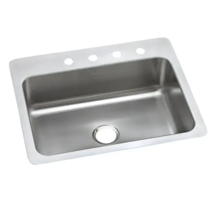 Elkay DSESR12722 Dayton® Stainless Steel 27& x 22& x 8& Single Bowl Dual Mount Sink - One-stop shop for professional tools and equipment.