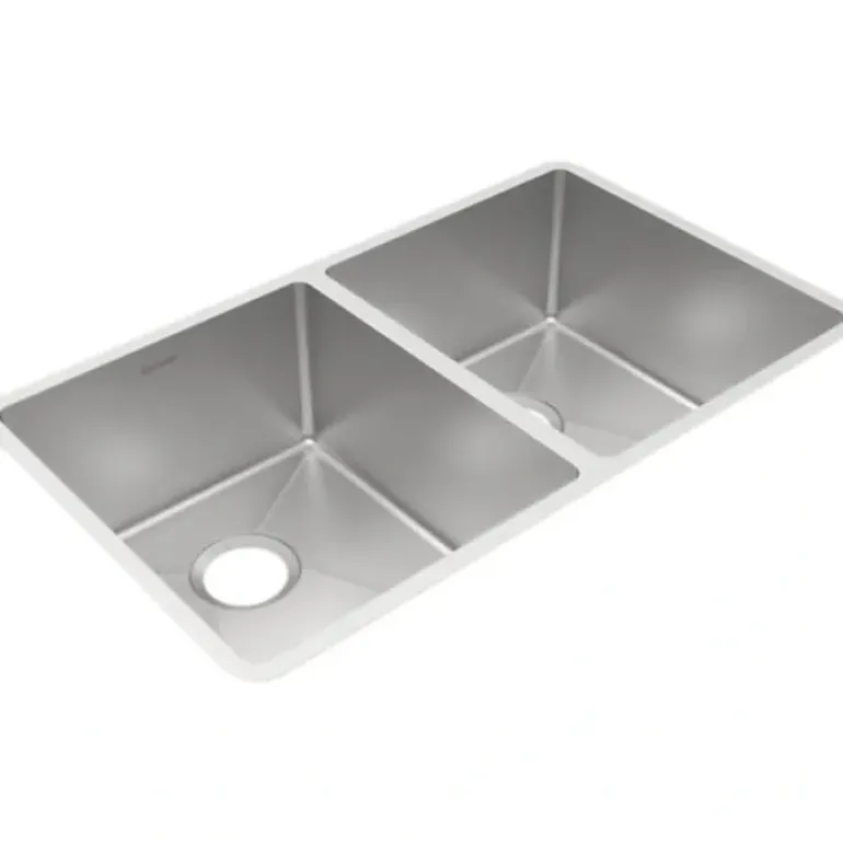 Elkay ECTRU31179T Crosstown® 18 Gauge Stainless Steel 31-1/2& x 18-1/2& x 9& Equal Double Bowl Undermount Sink - One-stop shop for professional tools and equipment.