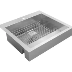 Elkay ELDSSF33279DBG Dart Canyon® Stainless Steel 32-7/8& x 27-1/4& x 9-5/8& 1-Hole Single Bowl Farmhouse Workstation Sink with 4-13/16& Deep Work Shelf - One-stop shop for professional tools and equipment.