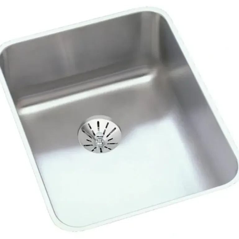 Elkay ELUHAD211545PD Lustertone® Classic Stainless Steel 23-1/2& x 18-1/4& x 4-3/8& Single Bowl Undermount ADA Sink w/Perfect Drain® - One-stop shop for professional tools and equipment.
