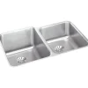 Elkay ELUHAD312045RPD Lustertone® Classic Stainless Steel 31-1/4& x 20-1/2& x 4-3/8& Double Bowl Undermount ADA Sink w/Perfect Drain® - One-stop shop for professional tools and equipment.