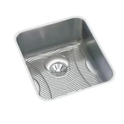 Elkay ELUH1616DBG Lustertone® Classic Stainless Steel, 18-1/2& x 18-1/2& x 7-7/8& Single Bowl Undermount Sink Kit - One-stop shop for professional tools and equipment.