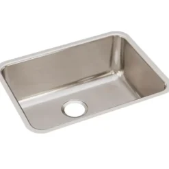 Elkay ELUH211510 Lustertone® Classic Stainless Steel 23-1/2& x 18-1/4& x 10& Single Bowl Undermount Sink - One-stop shop for professional tools and equipment.