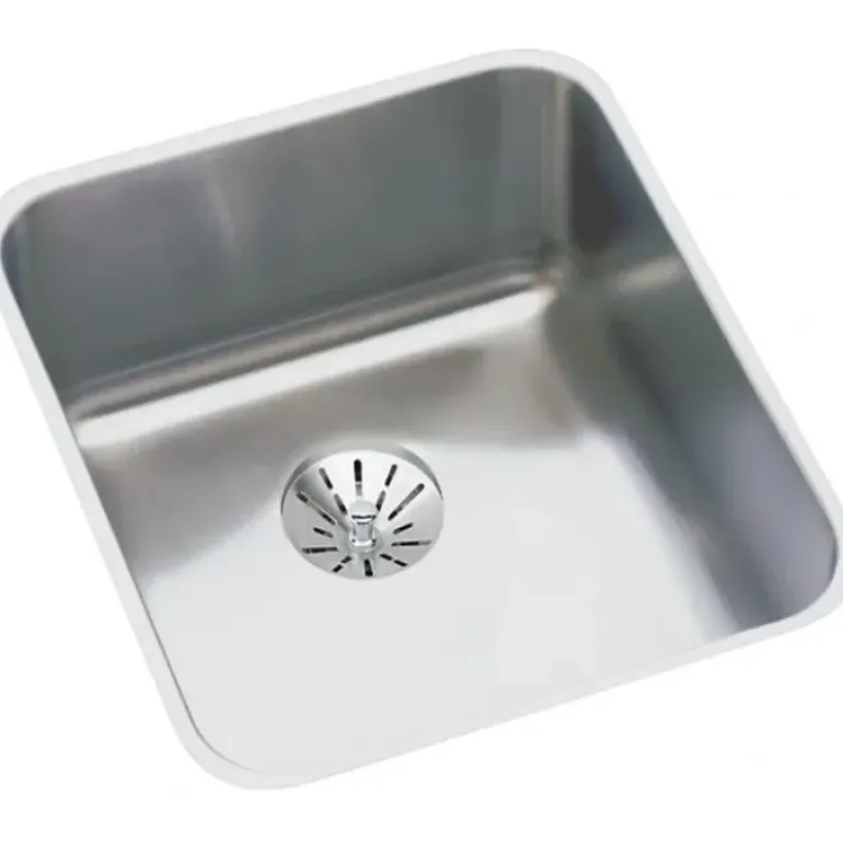 Elkay ELUH2317PD Lustertone® Classic Stainless Steel 25-1/2& x 19-1/4& x 8& Single Bowl Undermount Sink with Perfect Drain® - One-stop shop for professional tools and equipment.