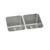 Elkay ELUH3220PD Lustertone® Classic Stainless Steel 31-1/4& x 20& x 7-7/8& Double Bowl Undermount Sink with Perfect Drain® - One-stop shop for professional tools and equipment.