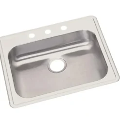 Elkay GE12521 Dayton® Stainless Steel 25& x 21-1/4& x 5-3/8& Single Bowl Drop-in Sink - One-stop shop for professional tools and equipment.