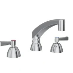 Elkay LK800AT08L2 8& Centerset with Concealed Deck Faucet with 8& Arc Tube Spout 2& Lever Handles Chrome - One-stop shop for professional tools and equipment.