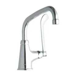 Elkay LK535AT10T4 Single Hole with Single Control Faucet with 10& Arc Tube Spout 4& Wristblade Handle Chrome - One-stop shop for professional tools and equipment.