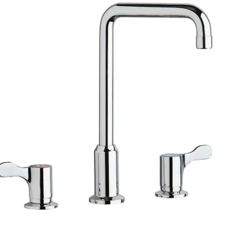 Elkay LKDA2437C 8& Centerset Concealed Deck Mount Faucet with Arc Tube Spout and 2-5/8& Lever Handles Chrome - One-stop shop for professional tools and equipment.