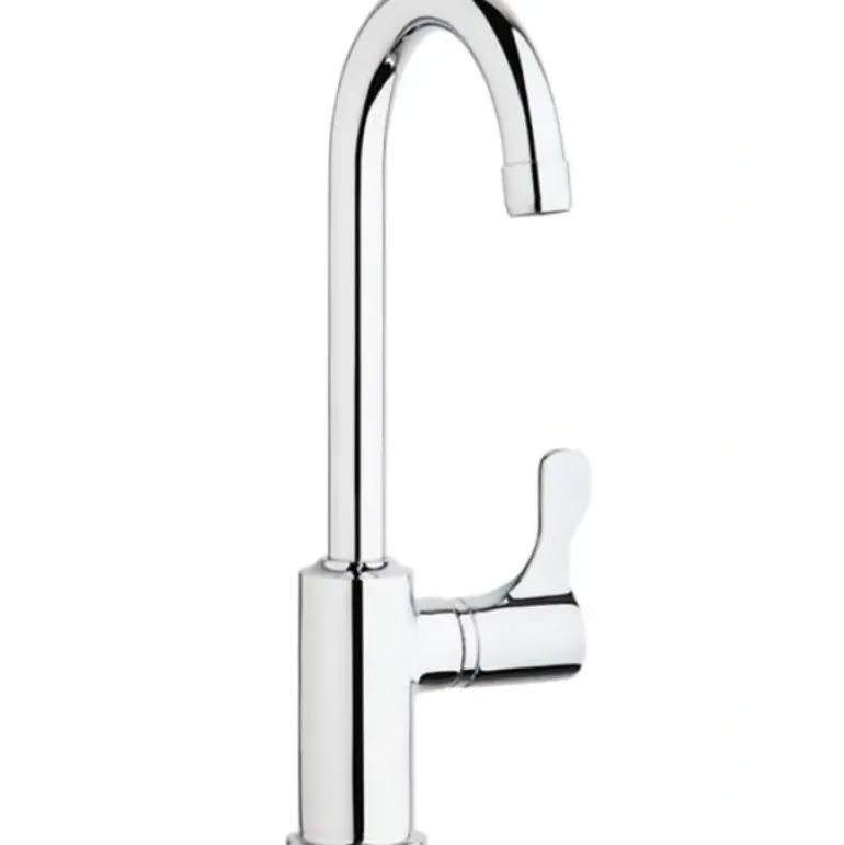 Elkay LKD208513C Single Hole 12-1/2& Deck Mount Faucet with Gooseneck Spout Lever Handle on Right Side Chrome - One-stop shop for professional tools and equipment.