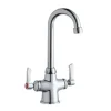 Elkay LK500GN05L2 Single Hole with Concealed Deck Faucet with 5& Gooseneck Spout 2& Lever Handles Chrome - One-stop shop for professional tools and equipment.