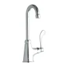 Elkay LK535GN04T4 Single Hole with Single Control Faucet with 4& Gooseneck Spout 4& Wristblade Handle Chrome - One-stop shop for professional tools and equipment.