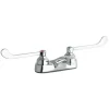 Elkay LK402T6 4& Centerset with Exposed Deck Faucet Integral Spout 6& Wristblade Handles - One-stop shop for professional tools and equipment.