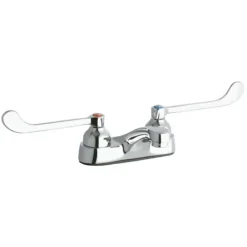 Elkay LK402T6 4& Centerset with Exposed Deck Faucet Integral Spout 6& Wristblade Handles - One-stop shop for professional tools and equipment.