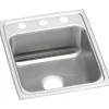 Elkay LRAD171640 Lustertone® Classic Stainless Steel 17& x 16& x 4& Single Bowl Drop-in ADA Sink - One-stop shop for professional tools and equipment.