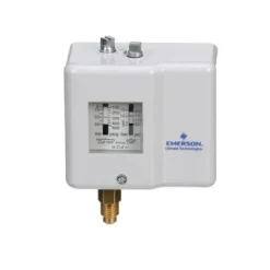 Emerson PS1-Y5K Single Adjustable Pressure Control, Manual Reset, Pressure Range 9 to 102 psig, 3 ft. cap tube w/ 1/4& flare nut connection - One-stop shop for professional tools and equipment.