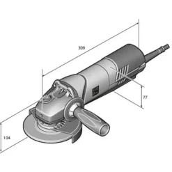 Fein 72226460120 Angle Grinder_Cg13-125Pde/N12 120V60H - One-stop shop for professional tools and equipment.