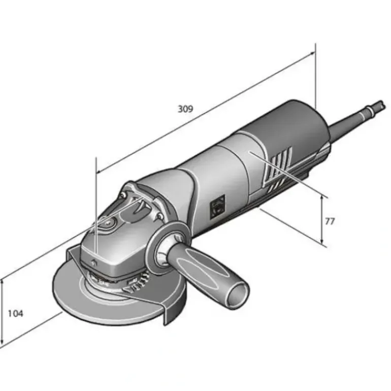 Fein 72226060120 Angle Grinder_Cg10-115Pde/N12 120V60H - One-stop shop for professional tools and equipment.