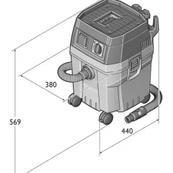 Fein 92036060990 Wet/Dry Vac Set Turbo Ii S2106/N1 - One-stop shop for professional tools and equipment.