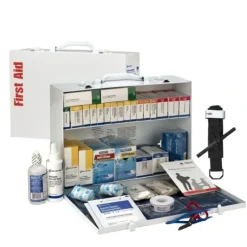 First Aid Only 91341 150 Person ANSI 2021 Class B, 4 Shelf First Aid Cabinet - One-stop shop for professional tools and equipment.