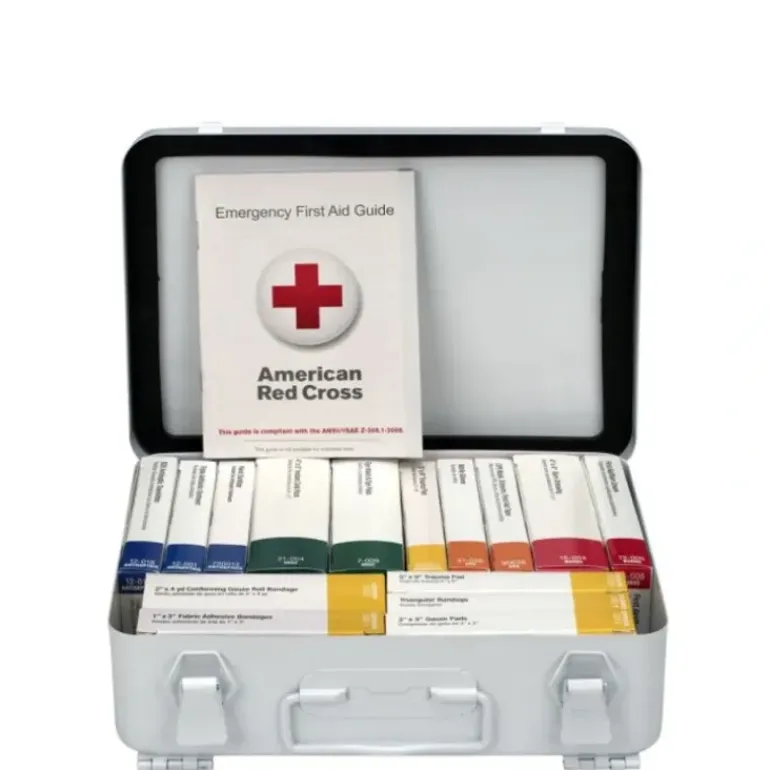 First Aid Only 91348 25 Person ANSI 2021 Class A, 16 Unit Metal First Aid Kit - One-stop shop for professional tools and equipment.
