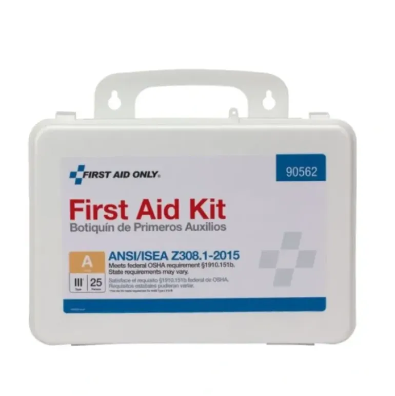 First Aid Only 90563 25 Person First Aid Kit, ANSI 2015 Class A+, Plastic Case - One-stop shop for professional tools and equipment.
