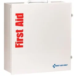 First Aid Only 90572 2 Shelf First Aid ANSI 2015 Class A+ Metal Cabinet, with Meds - One-stop shop for professional tools and equipment.