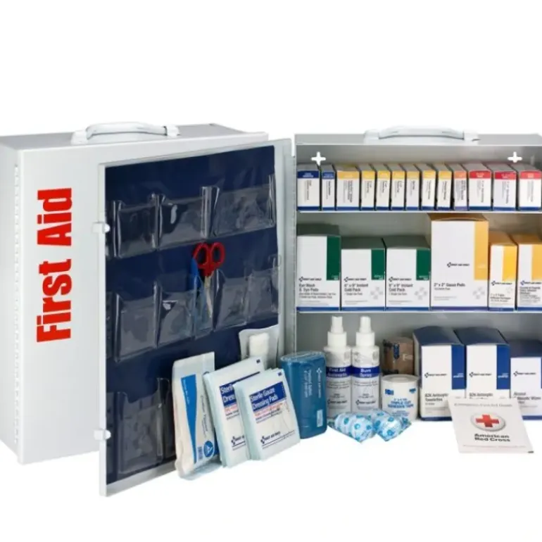 First Aid Only 90790 3 Shelf First Aid ANSI 2015 Class B+ Metal Cabinet, without Meds - One-stop shop for professional tools and equipment.