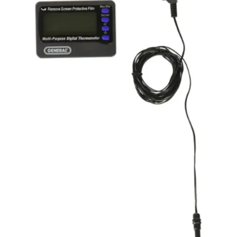 General Tools AQ150 Inside/Outside Thermometer With Waterproof Probe - One-stop shop for professional tools and equipment.