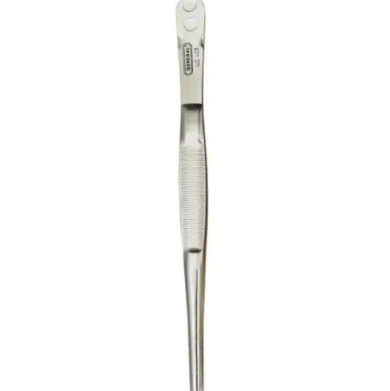 General Tools 403 Industrial Tweezers With Blunt Serrated Tip - One-stop shop for professional tools and equipment.