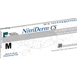 Innovative Healthcare 116200 Nitriderm Cs Nitrile Exam Gloves – 16″ Elbow Length - M, 50 Gloves/Bx, 10 Bx/Cs - One-stop shop for professional tools and equipment.