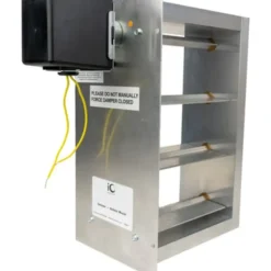 iO HVAC Controls HD-2412-BM-PO 24X12 Two-Position Zone Damper - Bottom Mount - Powered Open - One-stop shop for professional tools and equipment.