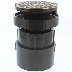 Jones Stephens C59244 4& LevelBest® Complete Pipe Fit Cleanout System with 3& Plastic Spud and 5& Nickel Bronze Cover - One-stop shop for professional tools and equipment.